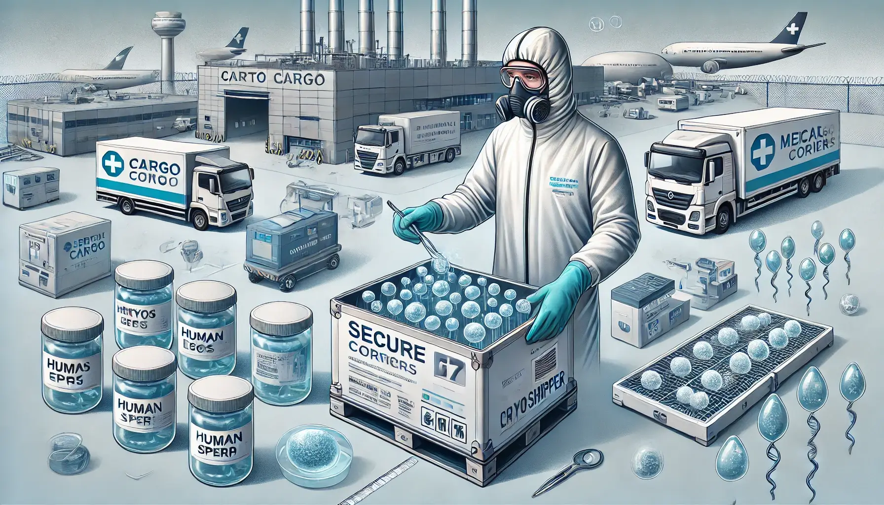 The Vital Role of Medical Couriers in Shipping Embryos, Human Eggs, Oocytes, and Sperm