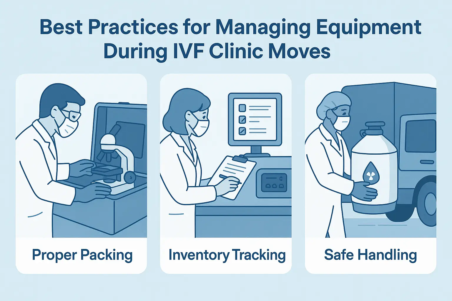 Best Practices for Managing Equipment During IVF Clinic Moves