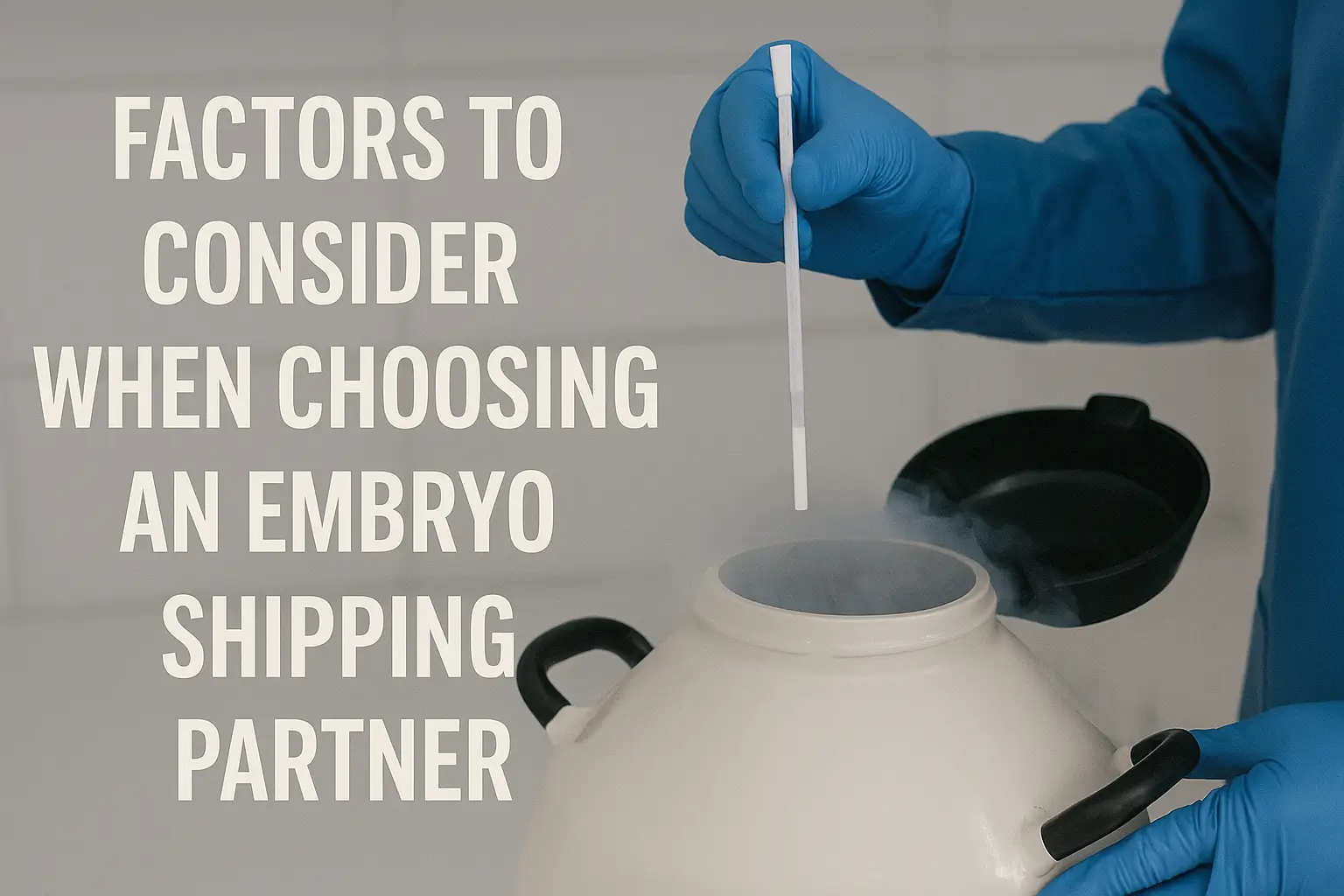 Factors to Consider When Choosing an Embryo Shipping Partner